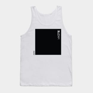 black and white square Tank Top